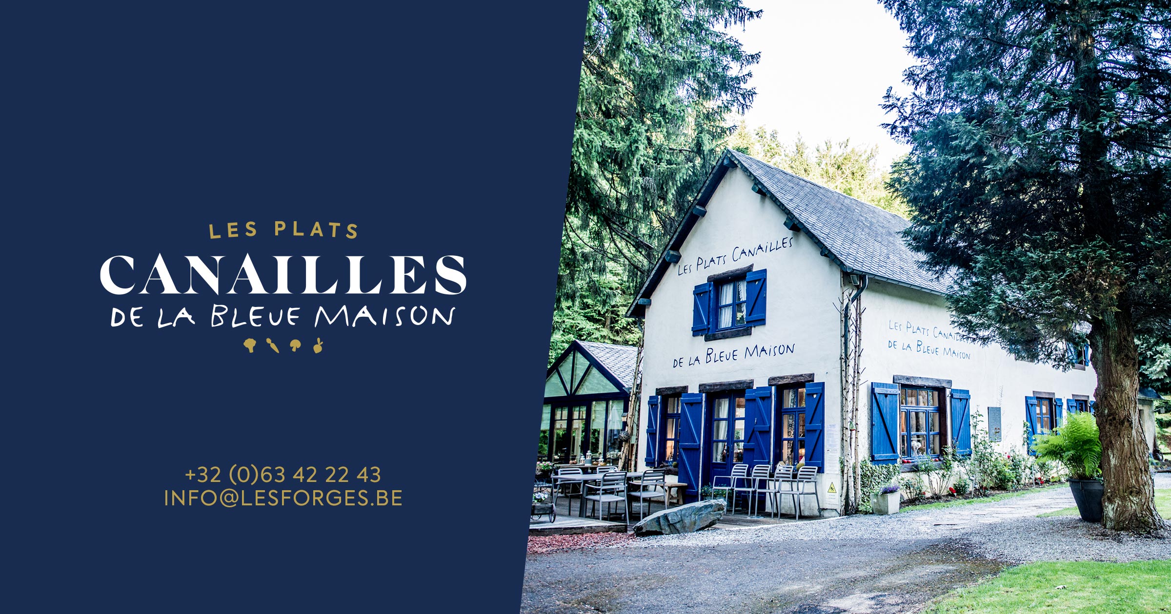 Restaurant les plats canailles de la bleue maison - Les forges du pont ...